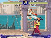 une photo d'Ã©cran de Street Fighter Alpha 2 sur Nintendo Super Nes